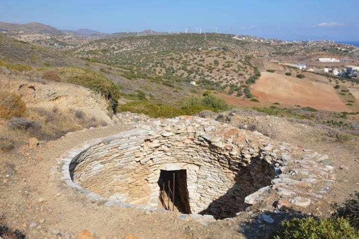 Θολωτός κυκλικός μυκηναϊκός τάφος Sahiel.gr