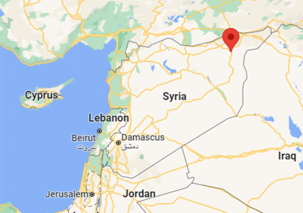 map showing hasakah in northeast syria Sahiel.gr